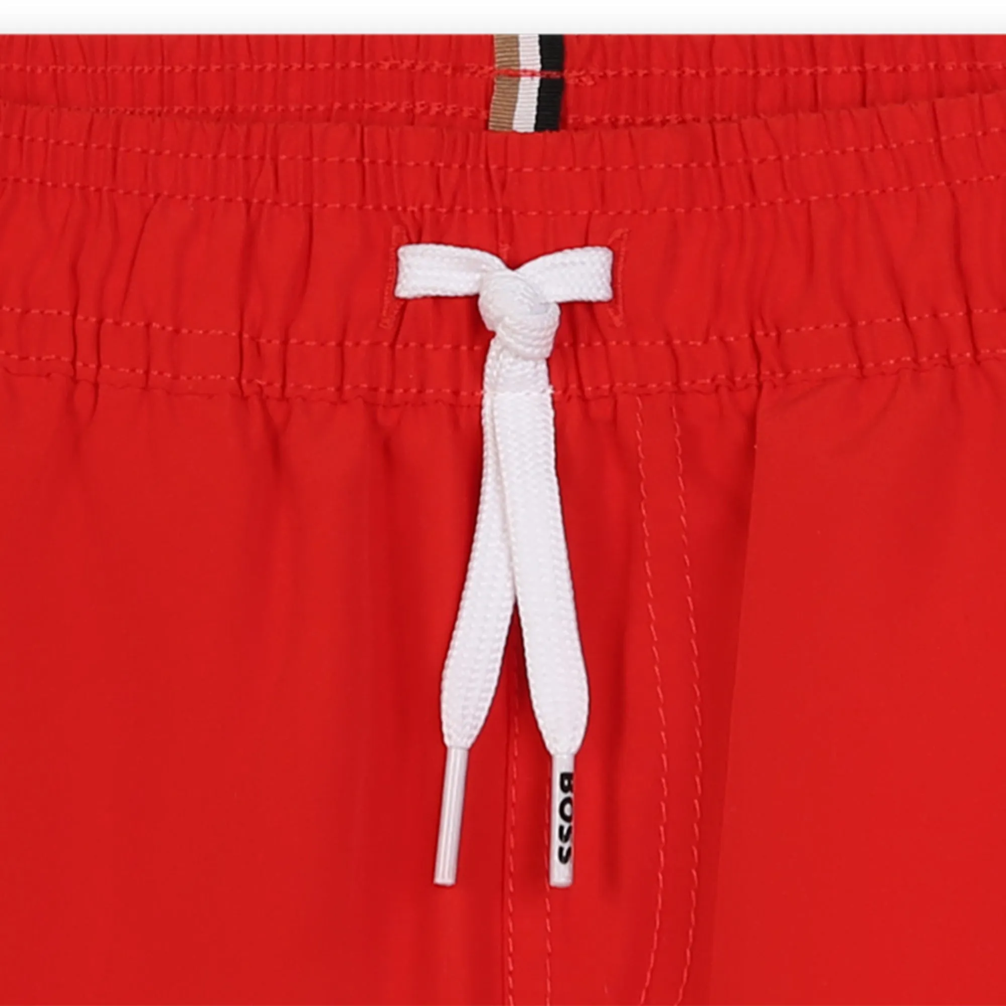 Red Side Logo Swimshorts