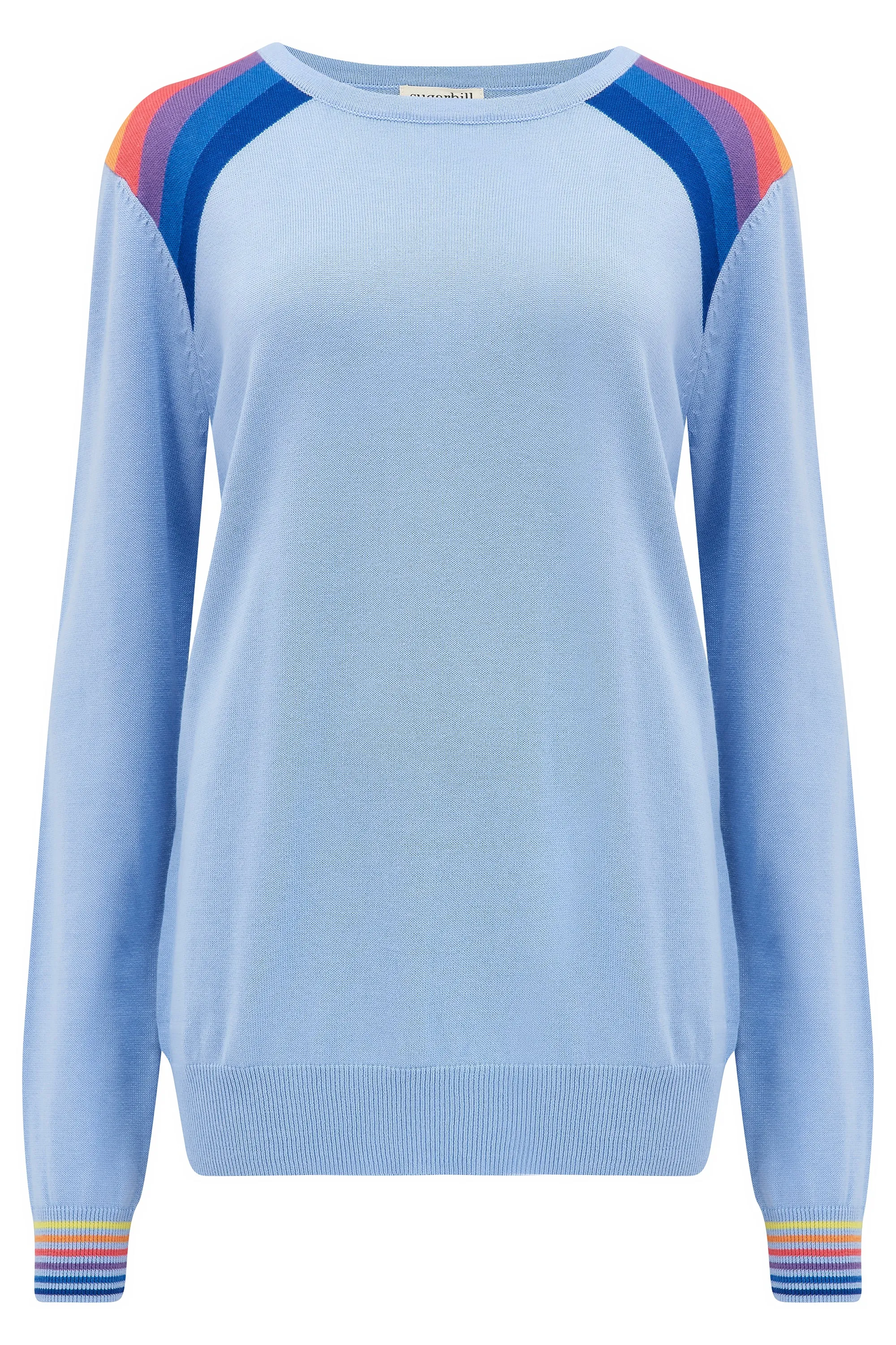 Rita Jumper - Light Blue. Sunset Double Prism
