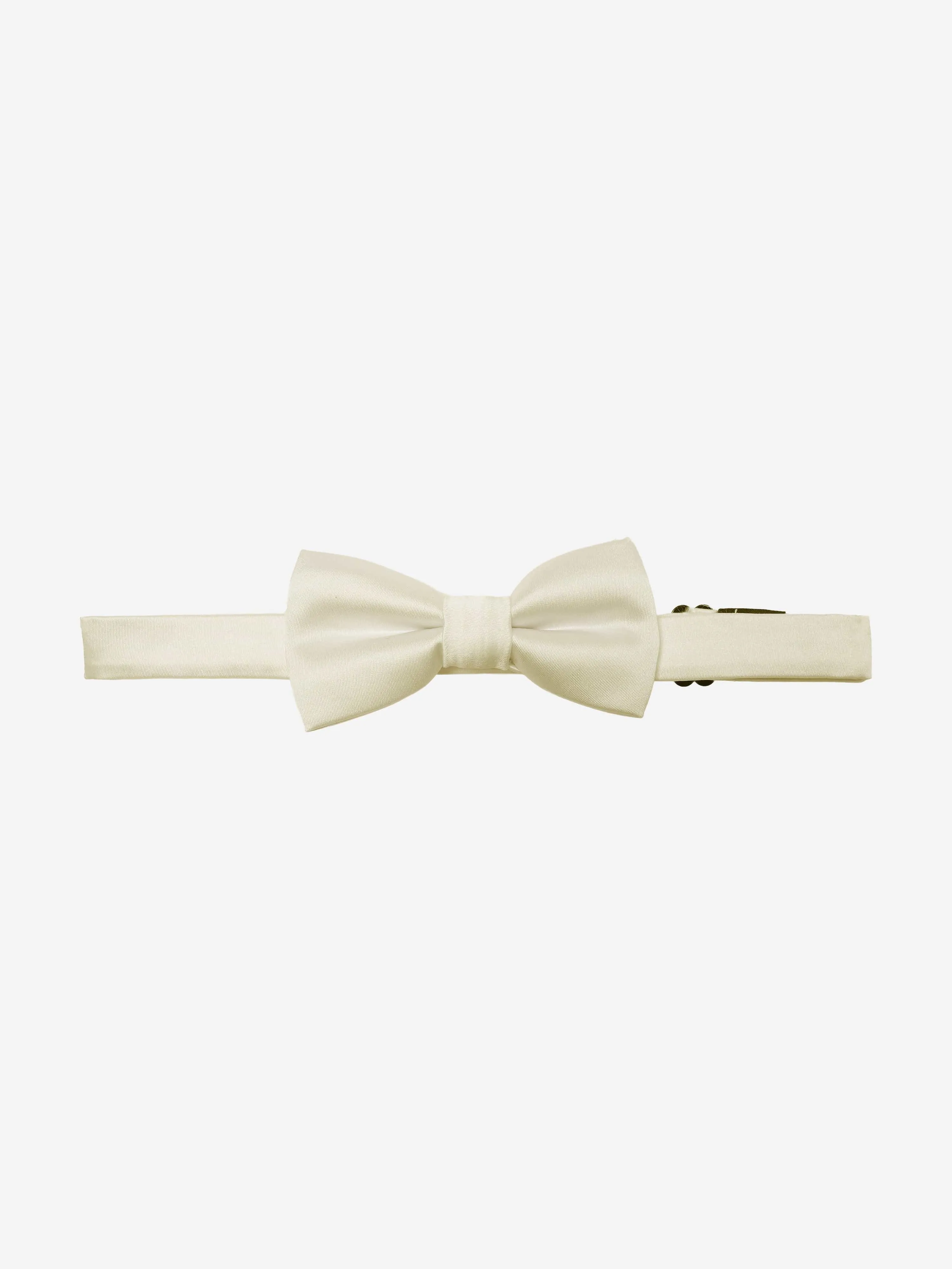 Romano Boys Satin Bow Tie in White