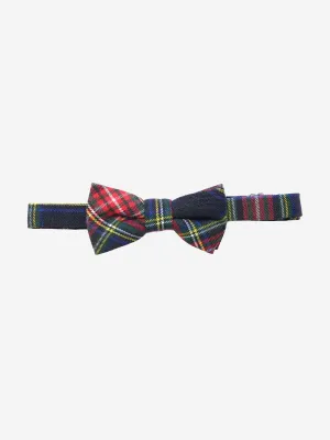 Romano Boys Tartan Bow Tie in Multicolour
