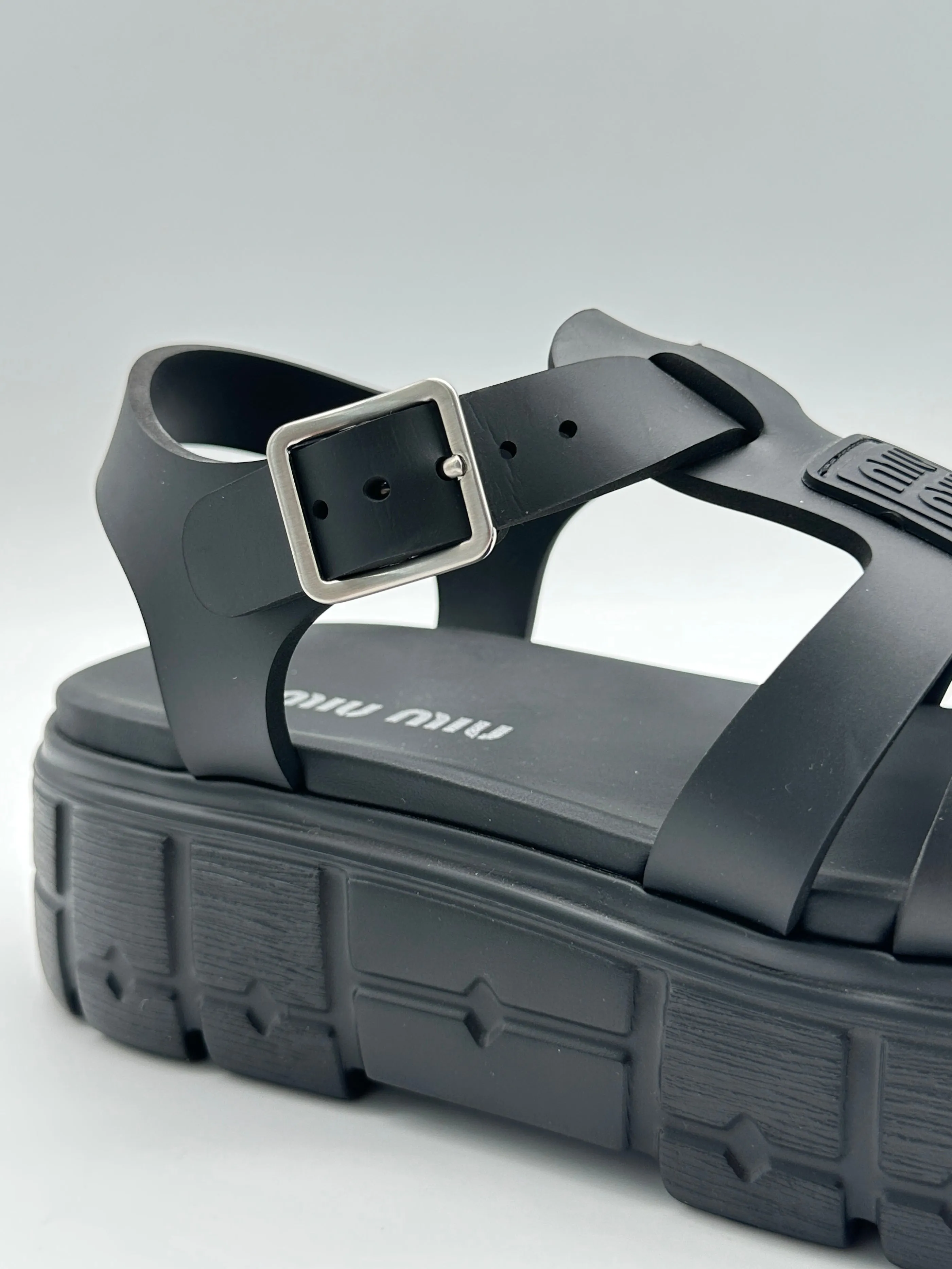 Sandali Platform Con Logo