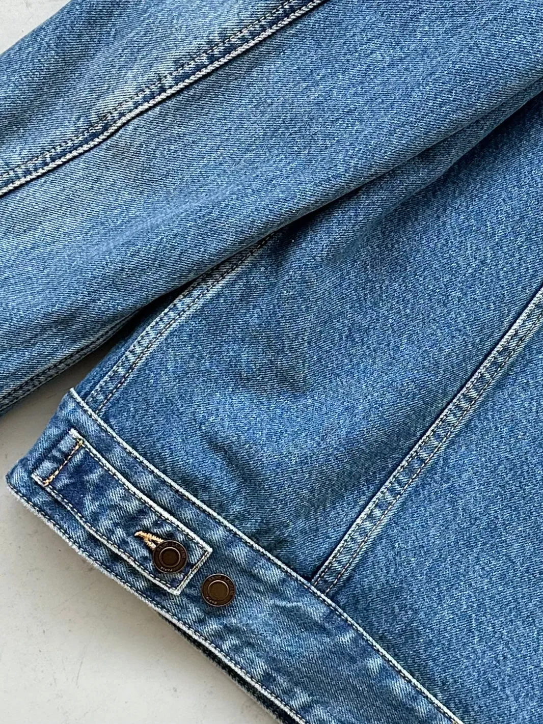 Shearling Denim Jacket