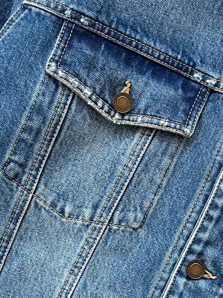 Shearling Denim Jacket