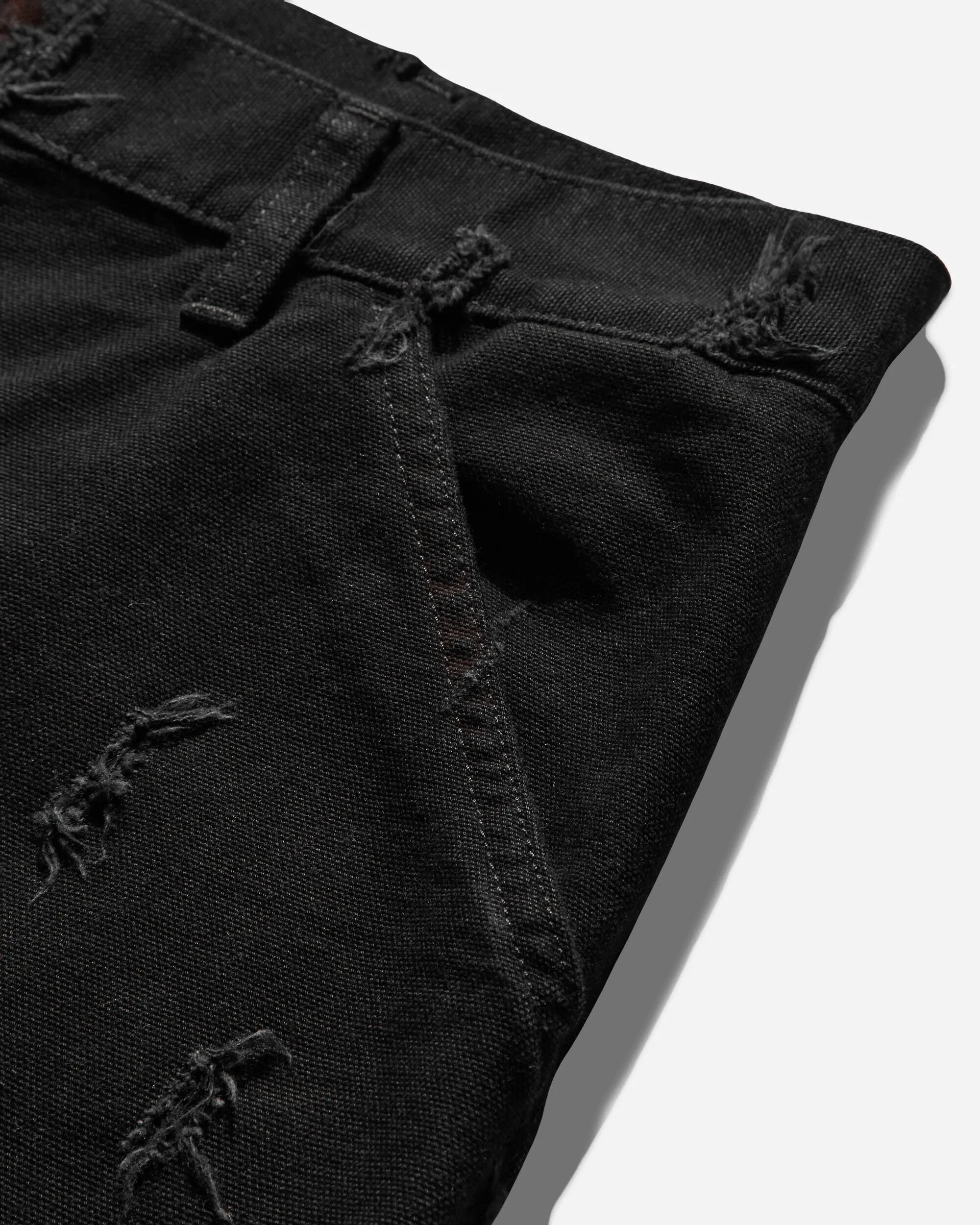 Slam Jam Single Knee Pants Black