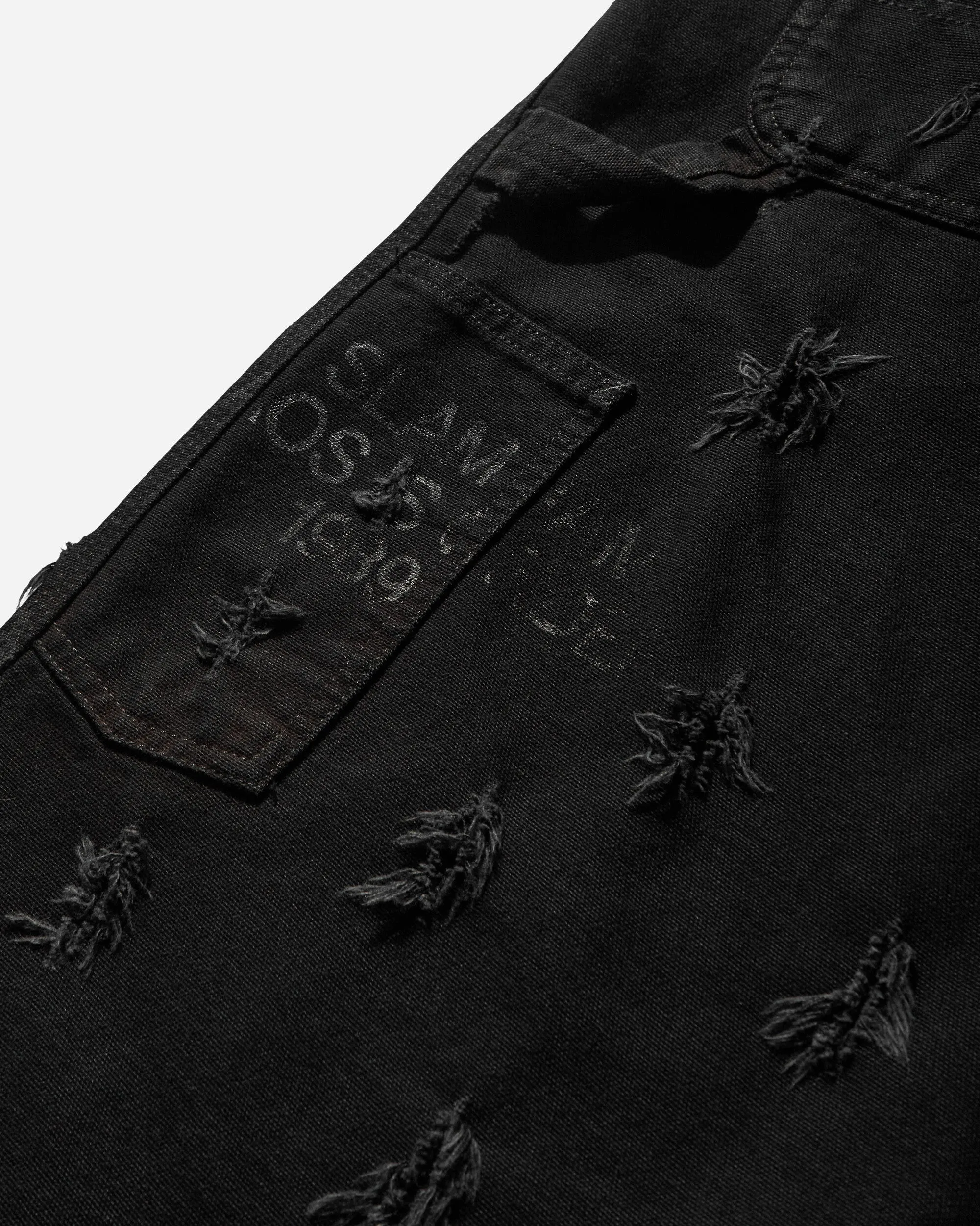 Slam Jam Single Knee Pants Black