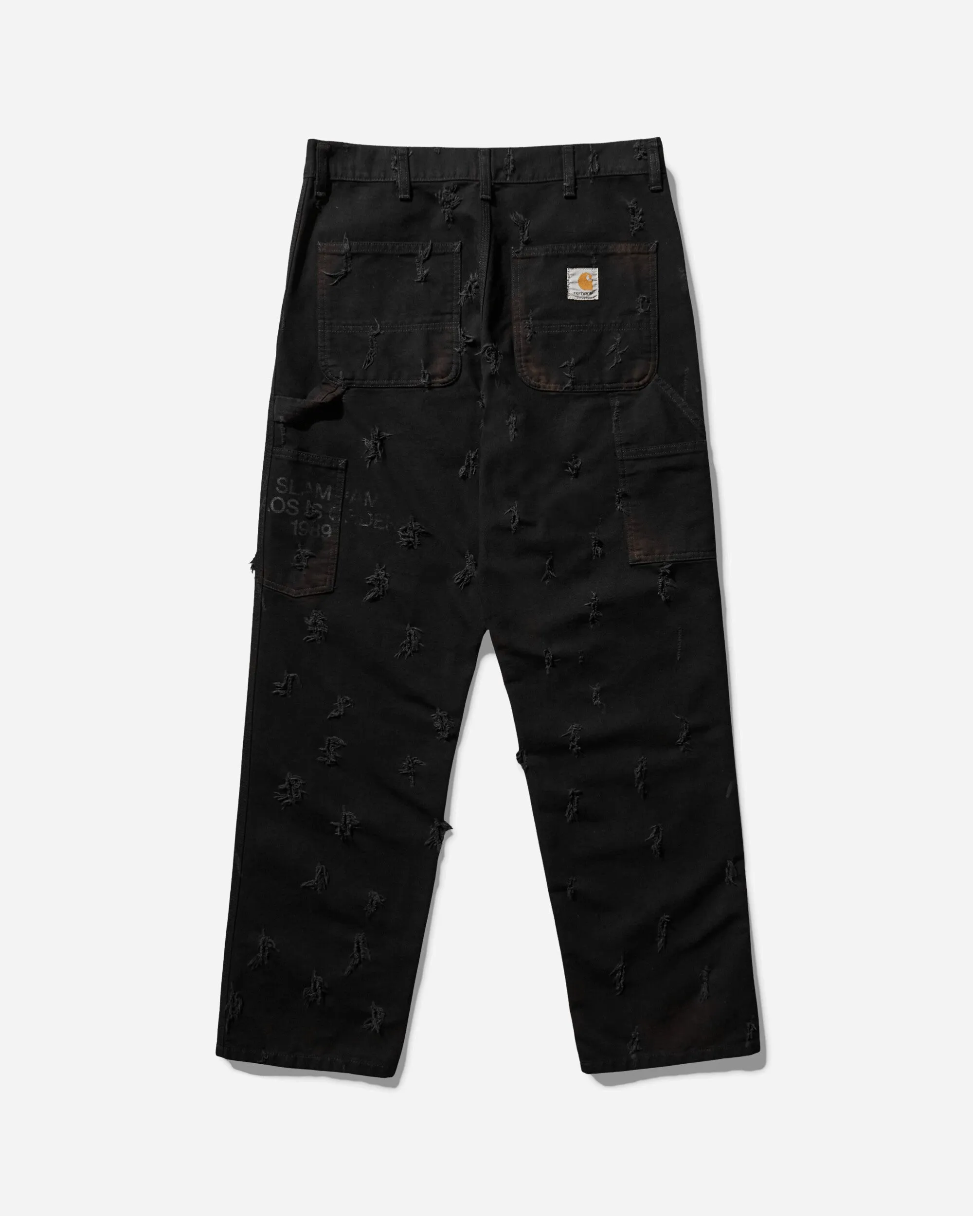 Slam Jam Single Knee Pants Black