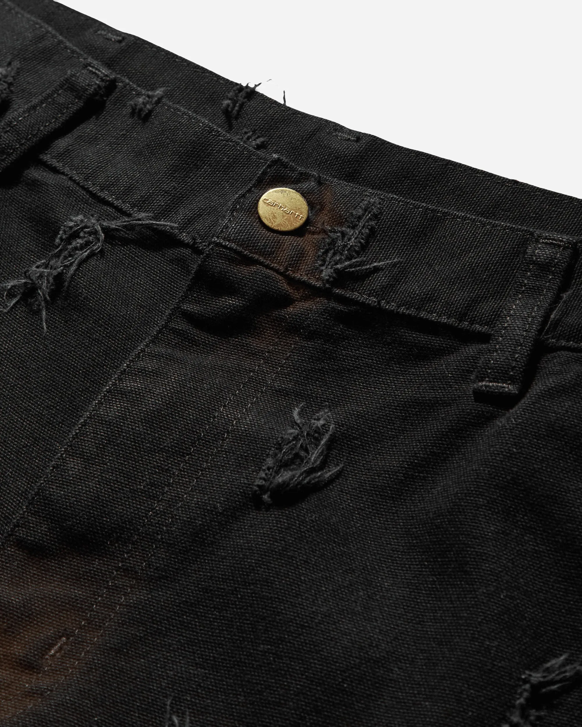 Slam Jam Single Knee Pants Black