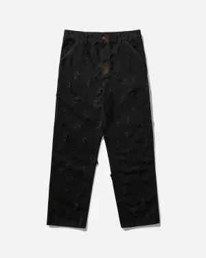 Slam Jam Single Knee Pants Black