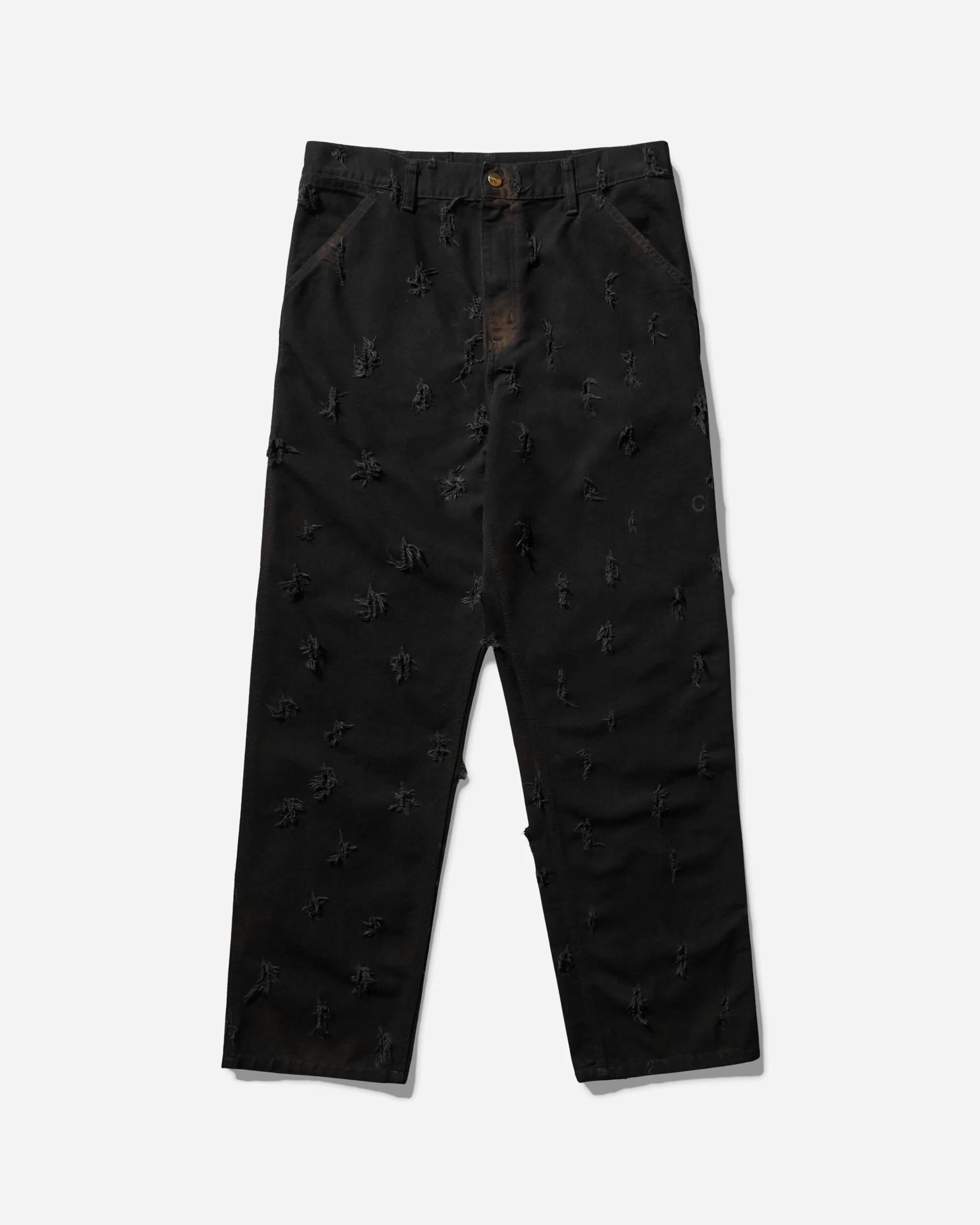 Slam Jam Single Knee Pants Black