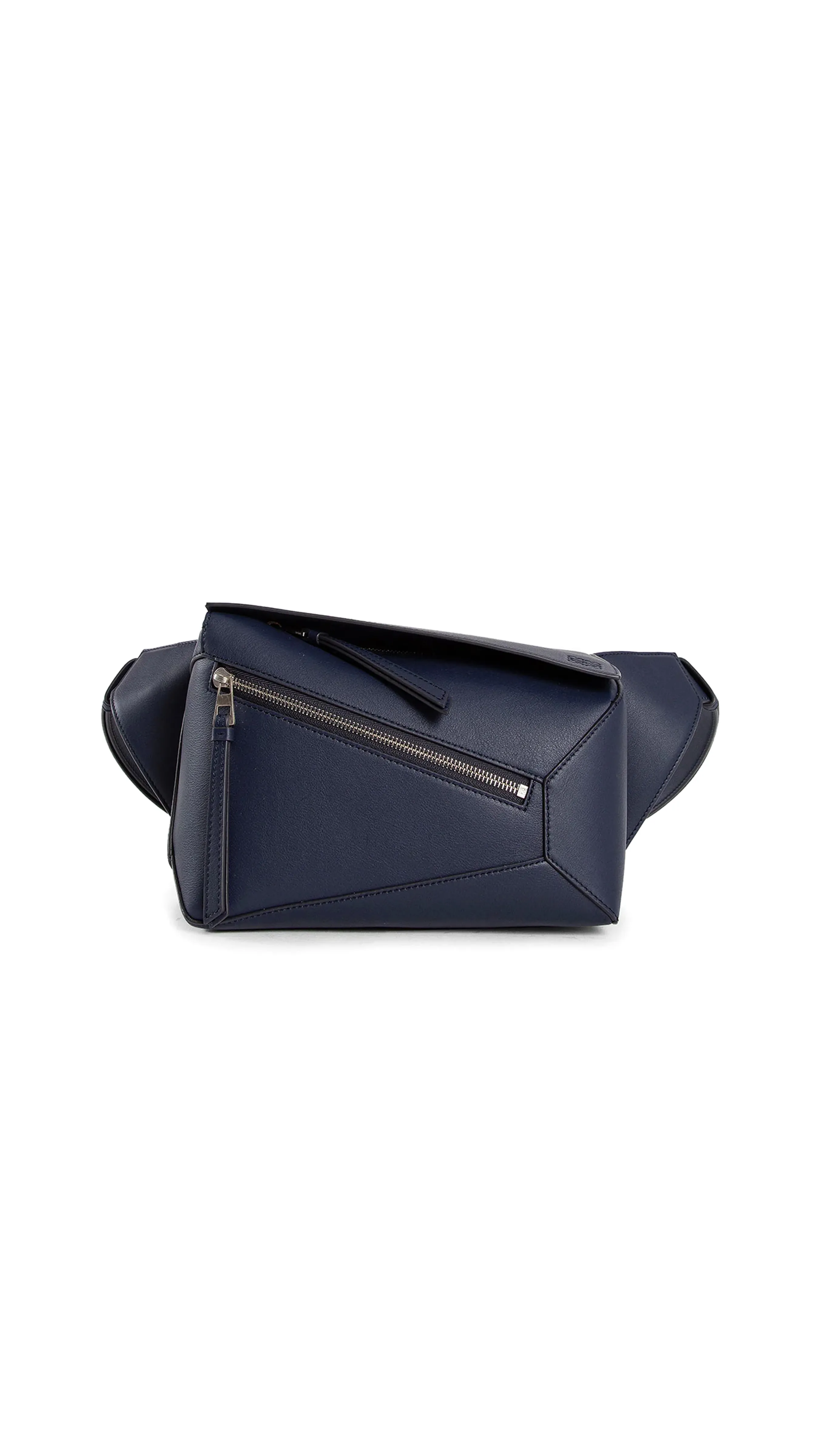 Small Puzzle Bumbag in Classic Calfskin - Blue