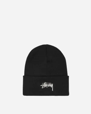 Stock Cuff Beanie Black
