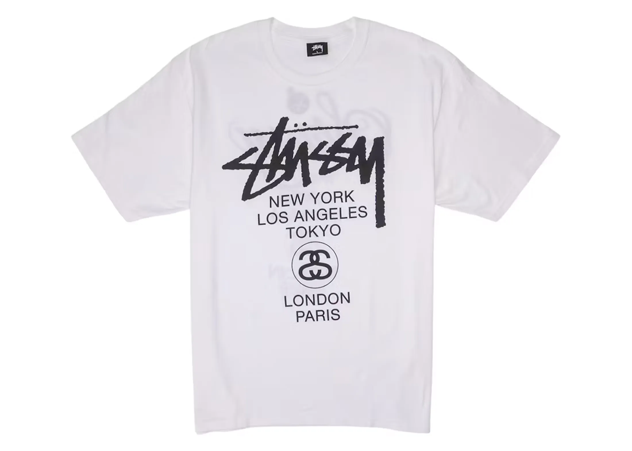 Stüssy World Tour T-Shirt (White)