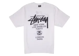 Stüssy World Tour T-Shirt (White)
