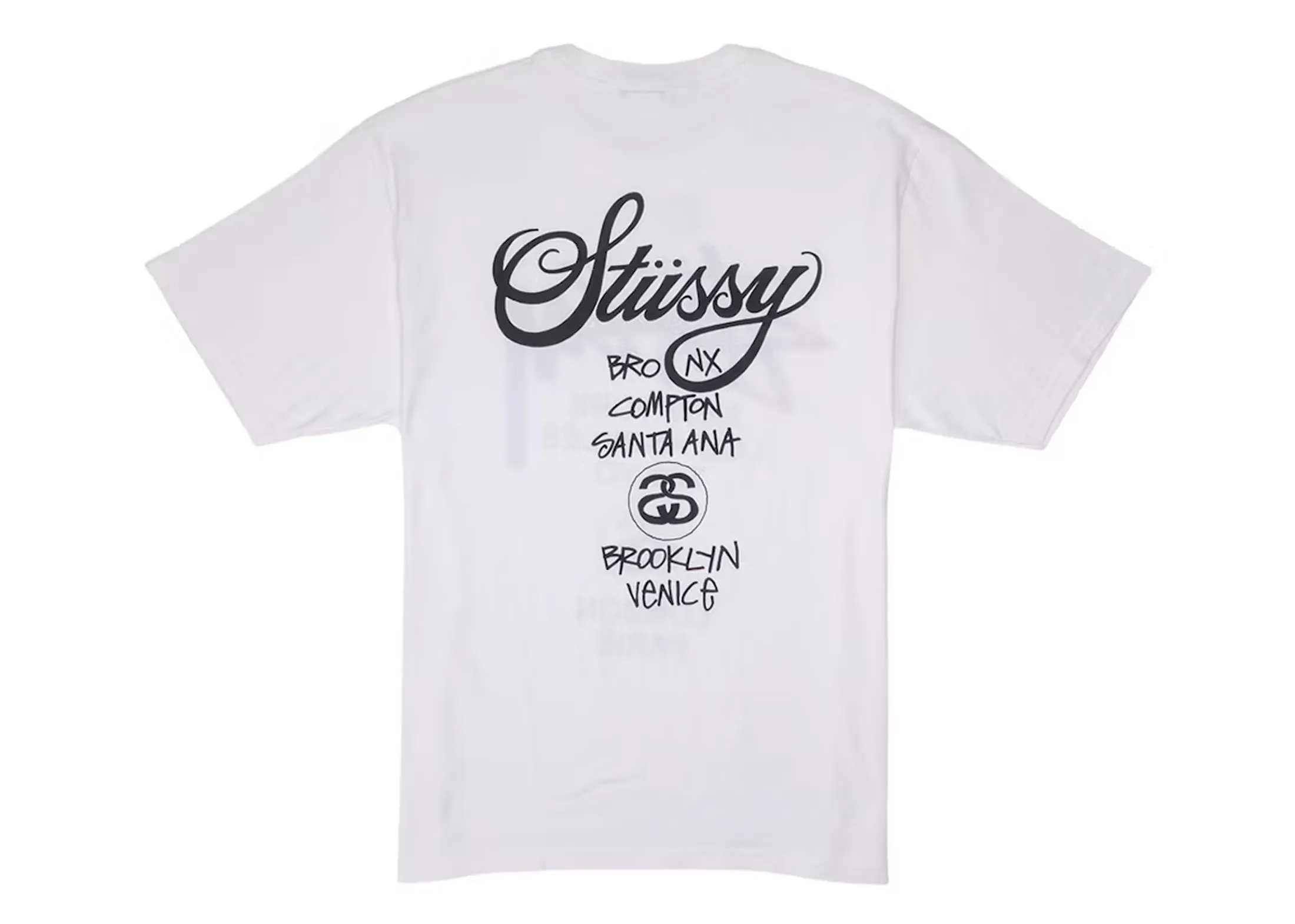 Stüssy World Tour T-Shirt (White)