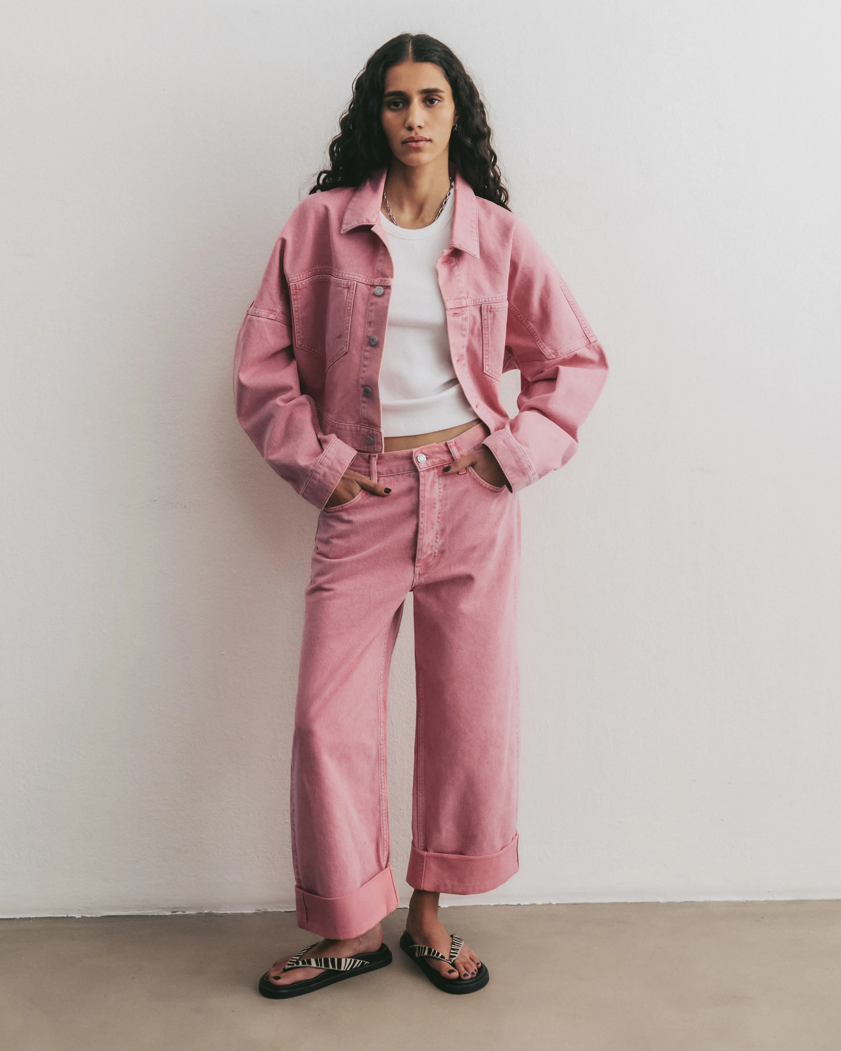The Pink Baggy Jeans