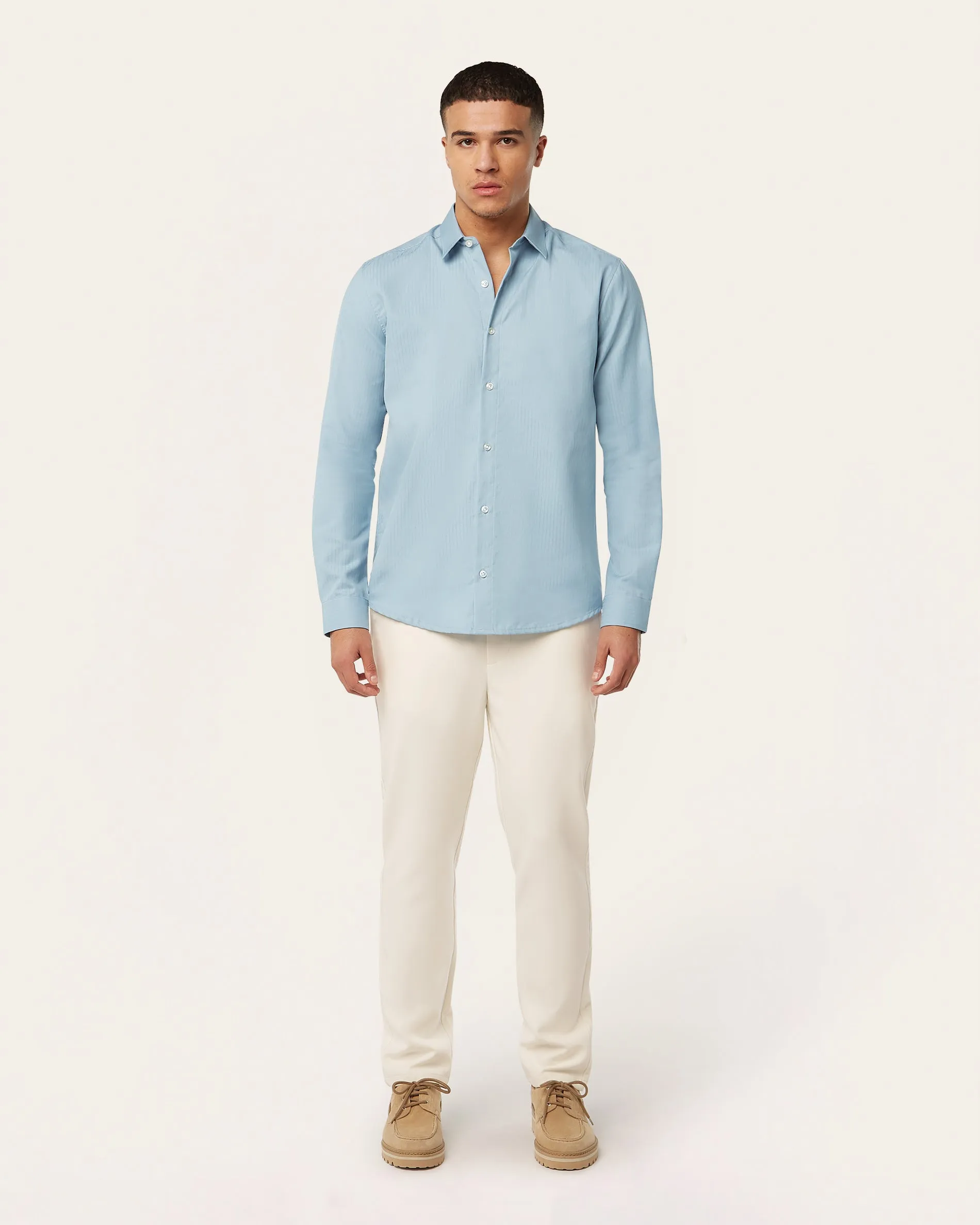 Twill Shirt Light Blue