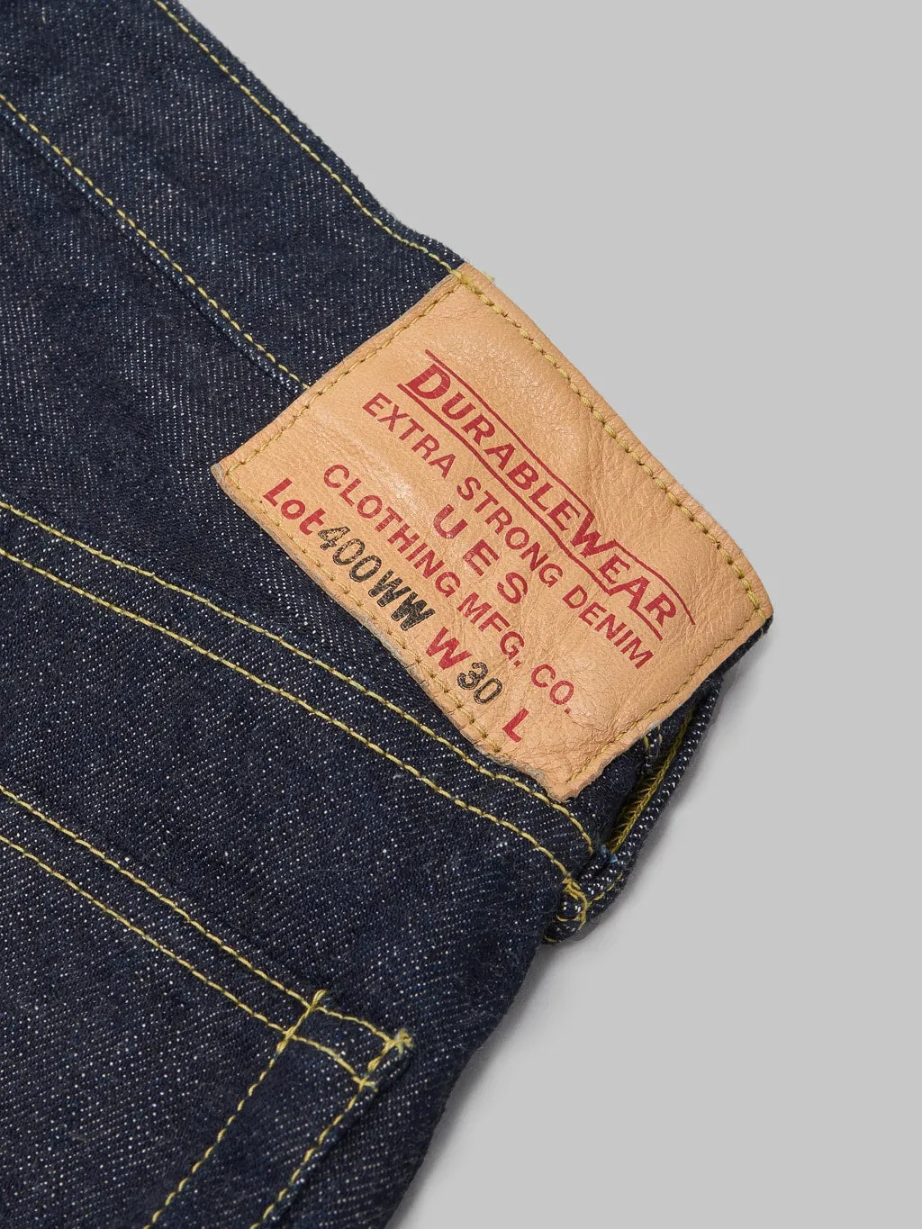 UES 400-WW Post World WarⅡ 14.9oz Regular Straight Jeans