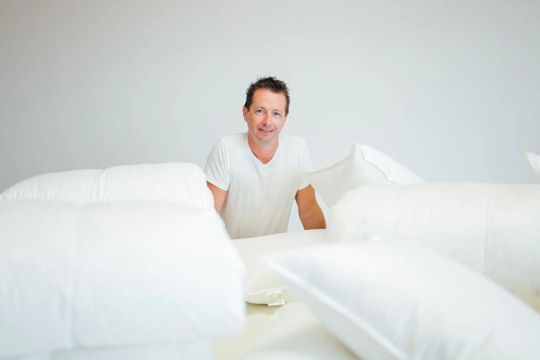 US Super King Size Baffle Boxed Comforter 95% White European Duck Down 4 Blanket Warmth German Batiste TE100