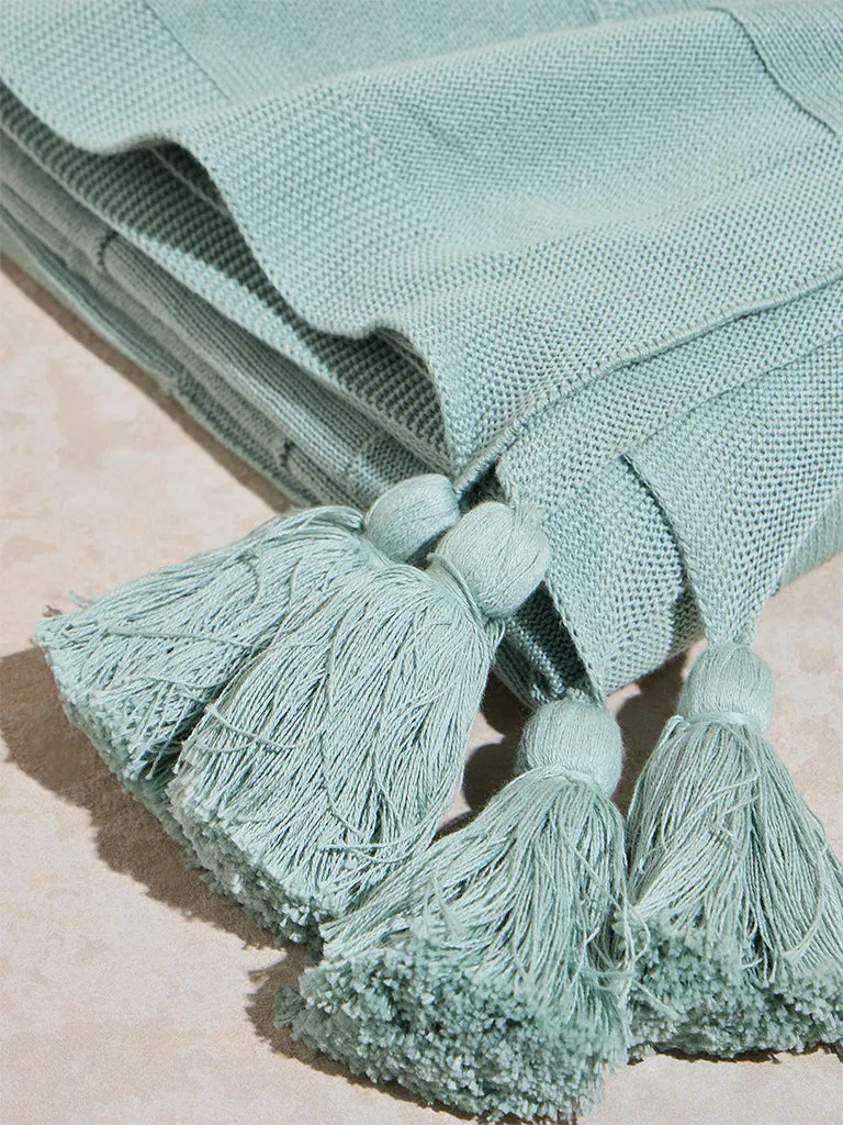 Westside Home Mint Single Bed Throw