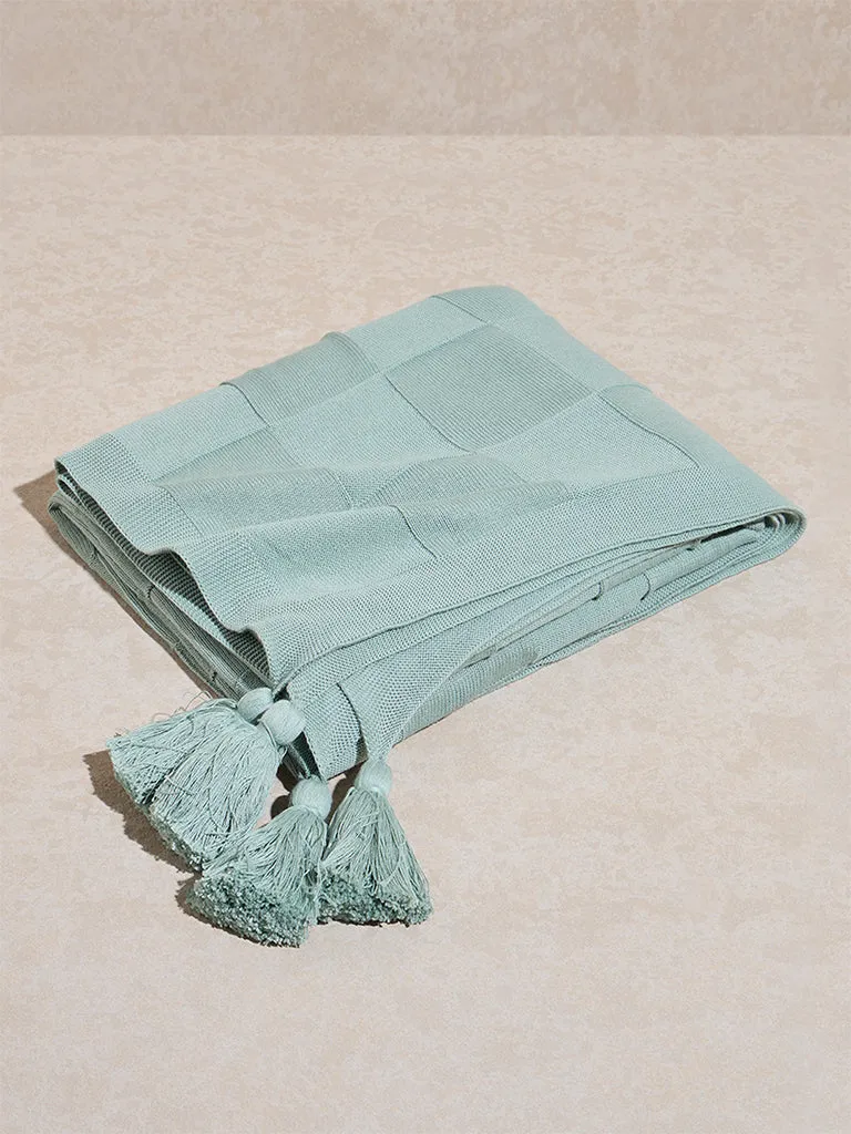 Westside Home Mint Single Bed Throw