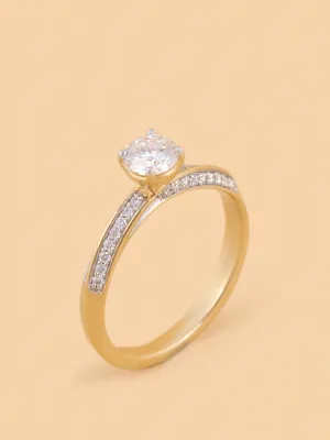 Westside X Pome Radiant Round Lab Diamond Solitaire Ring
