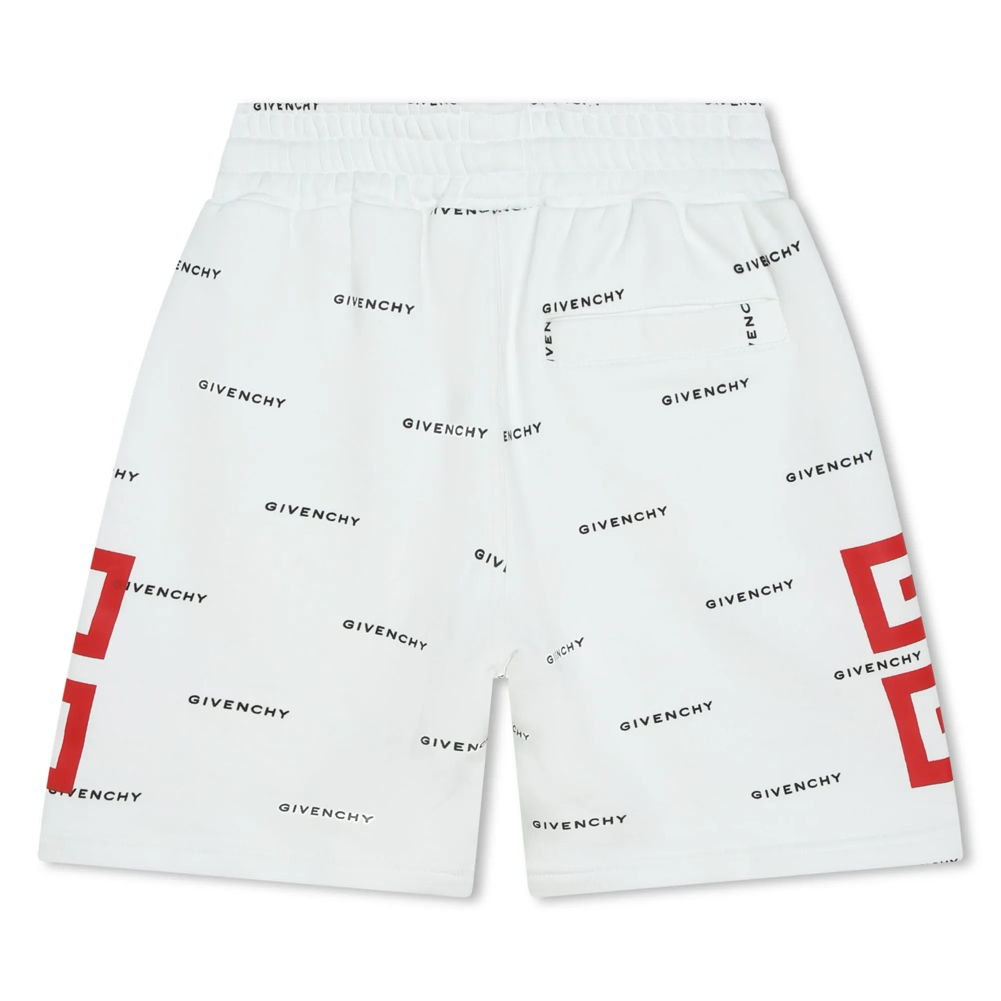 White & Black Shorts
