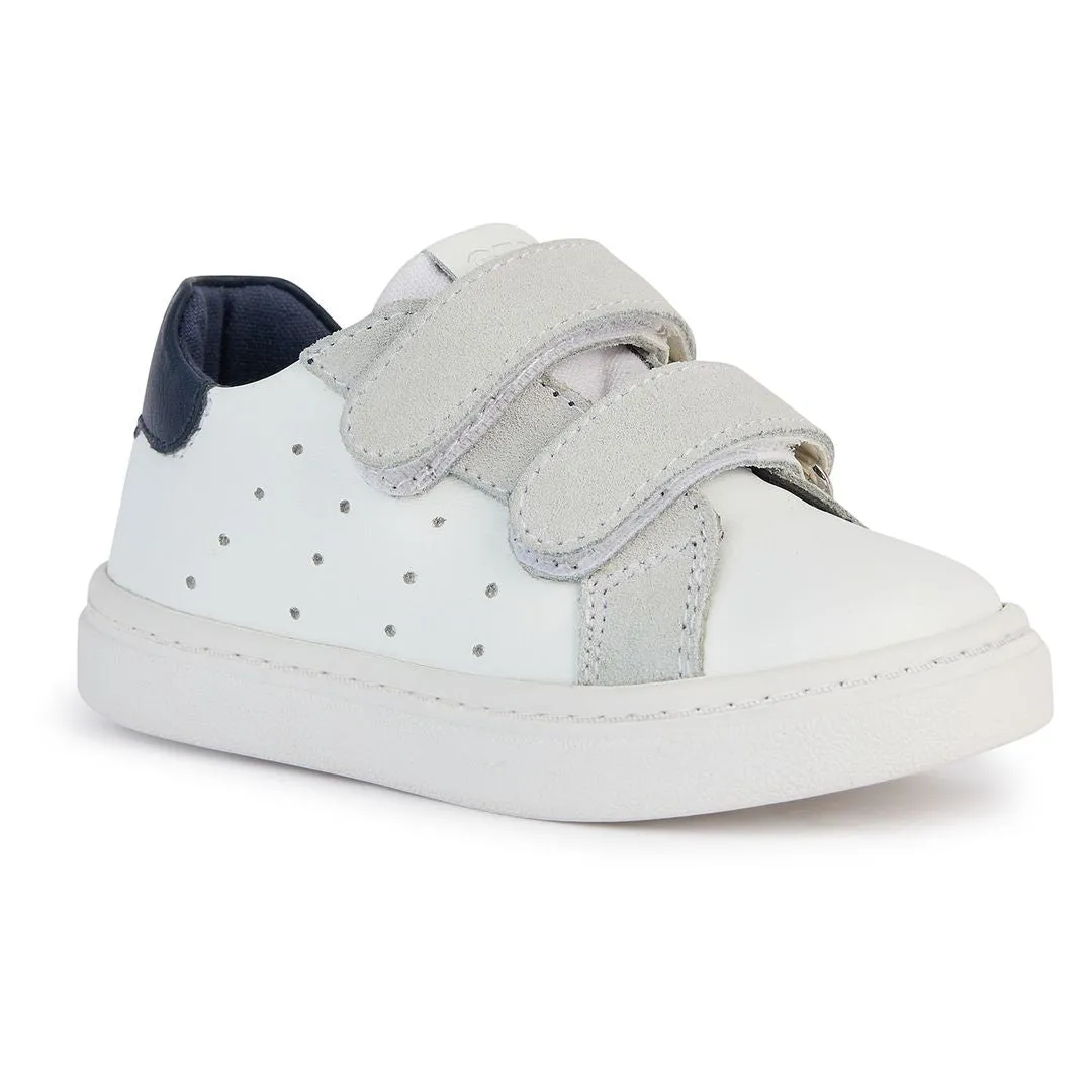 White Navy Nashik Velcro Sneakers