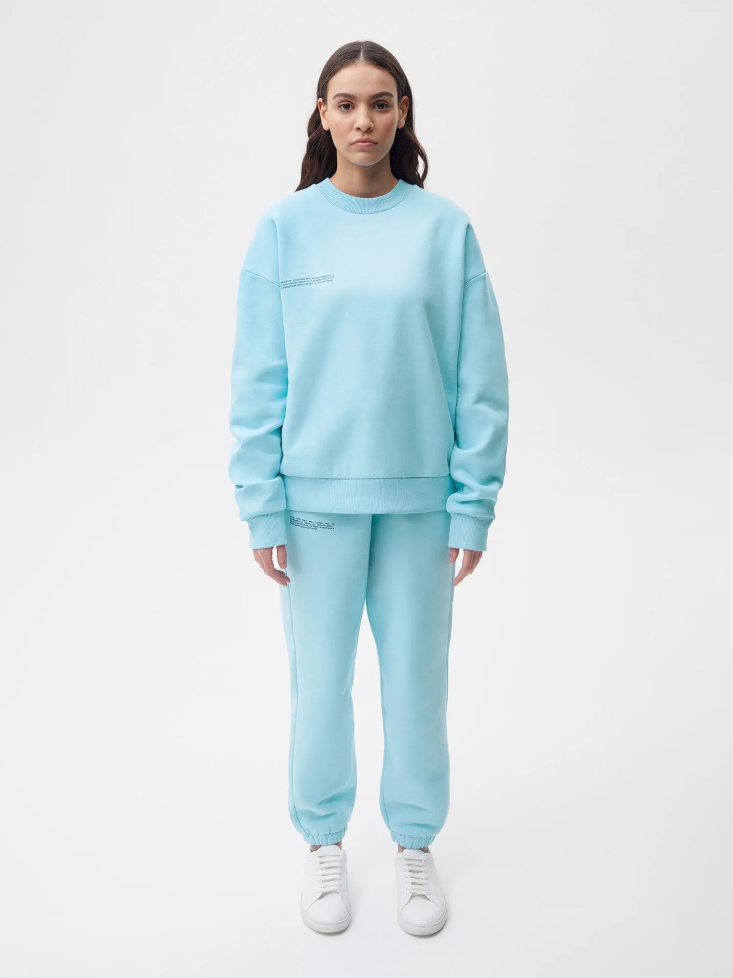 Womens 365 Heavyweight Sweatshirt—celestial blue
