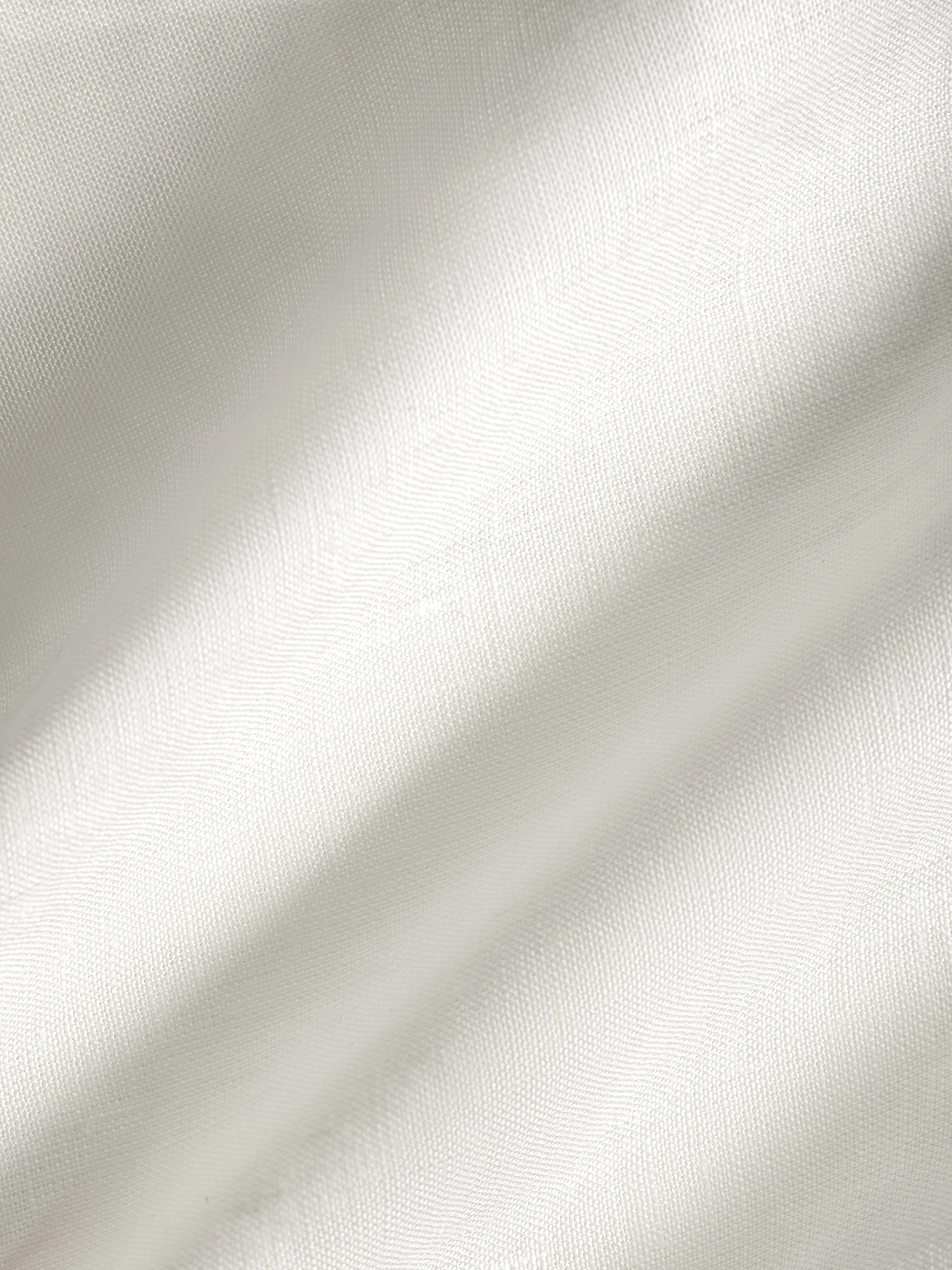 Womens Aloe Linen Camp Collar Shirt—off-white