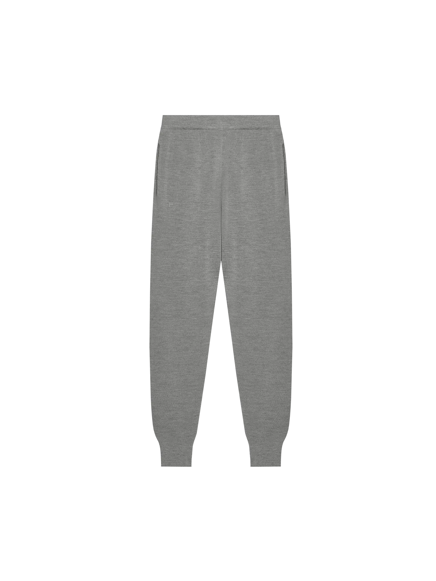 Womens DNA Regenerative Merino Wool Track Pants—grey marl