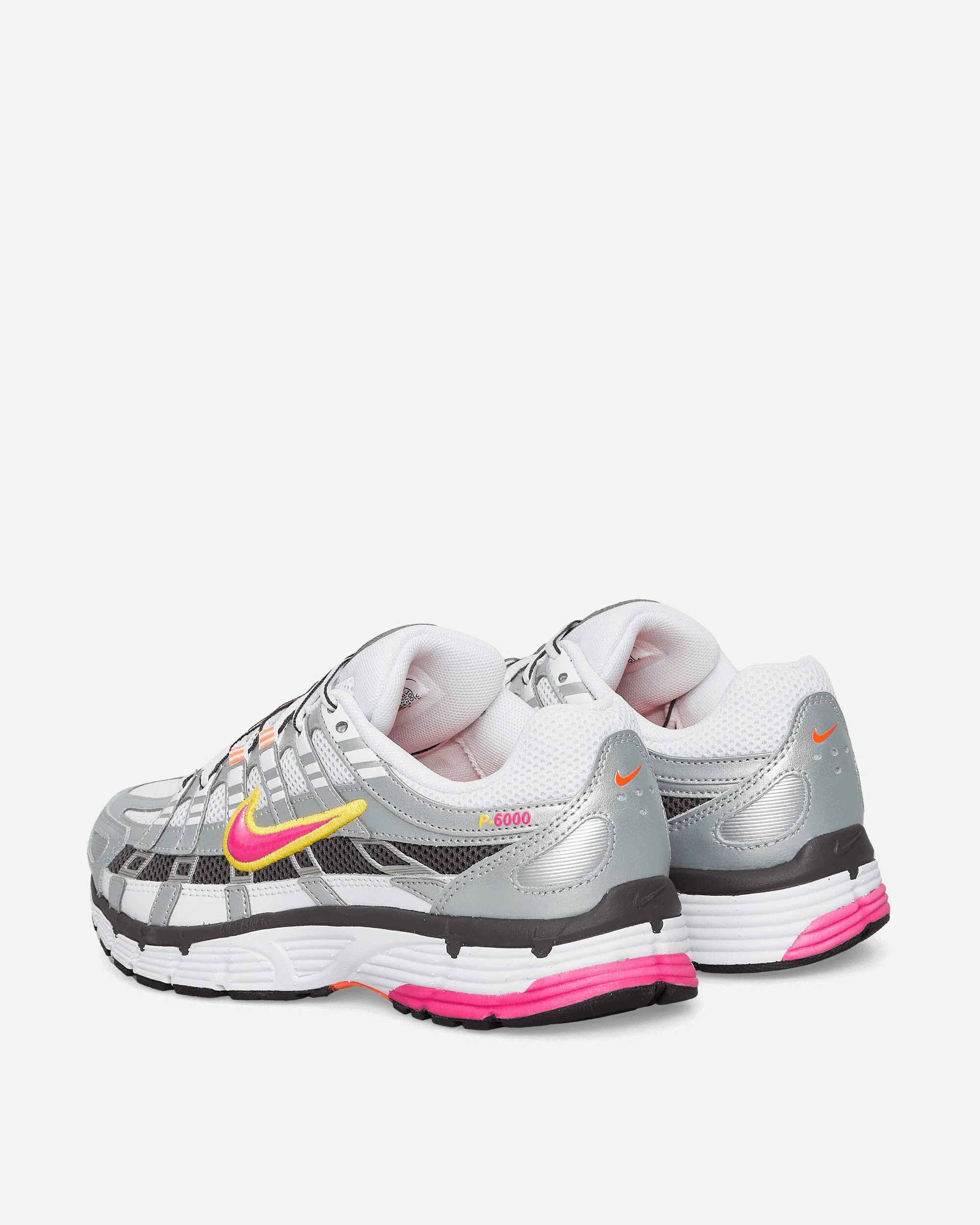 Women's P-6000 Sneakers White / Laser Fuchsia