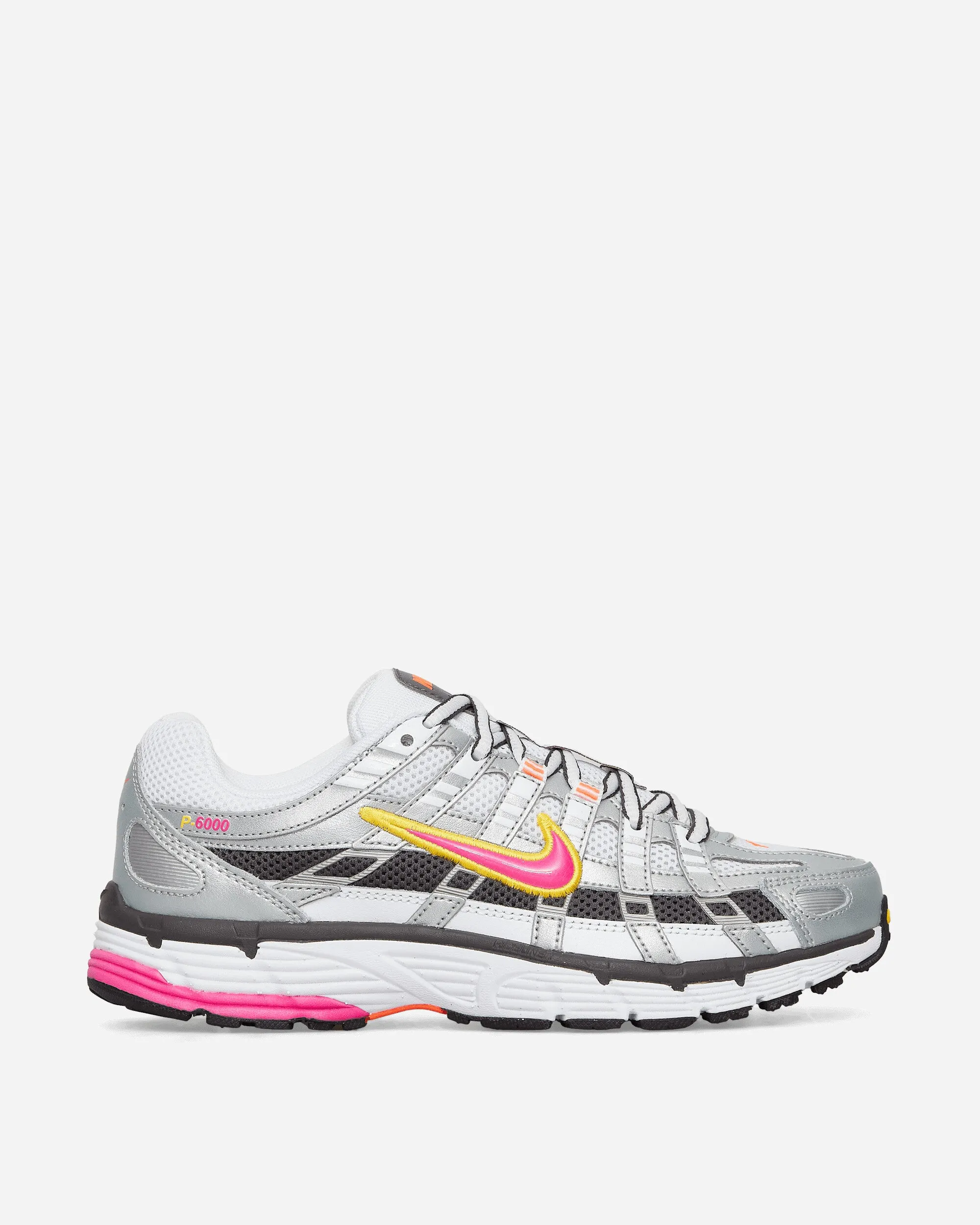 Women's P-6000 Sneakers White / Laser Fuchsia