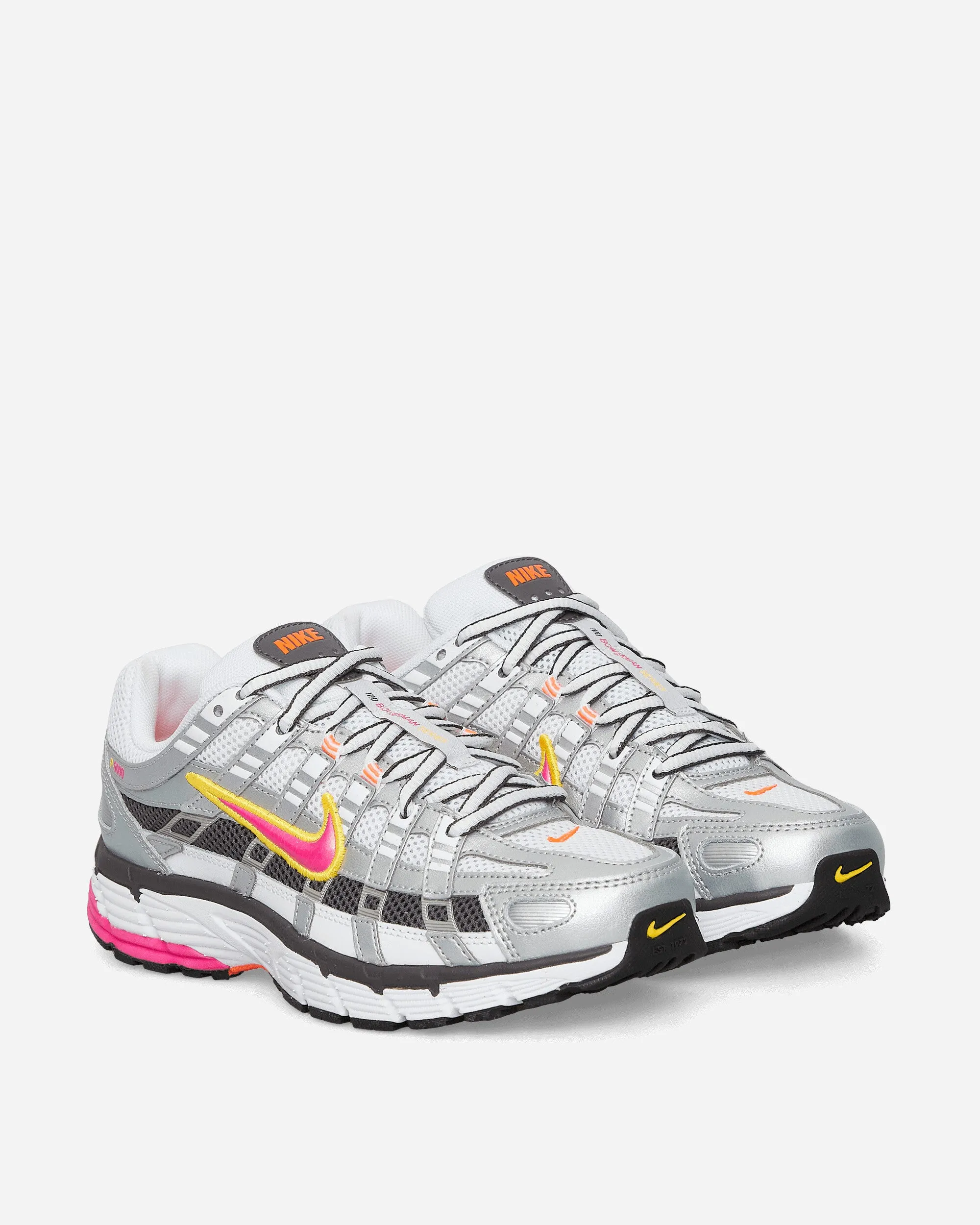 Women's P-6000 Sneakers White / Laser Fuchsia