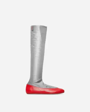 Women's Promxima Long Ballerinas Slate / Fire Red