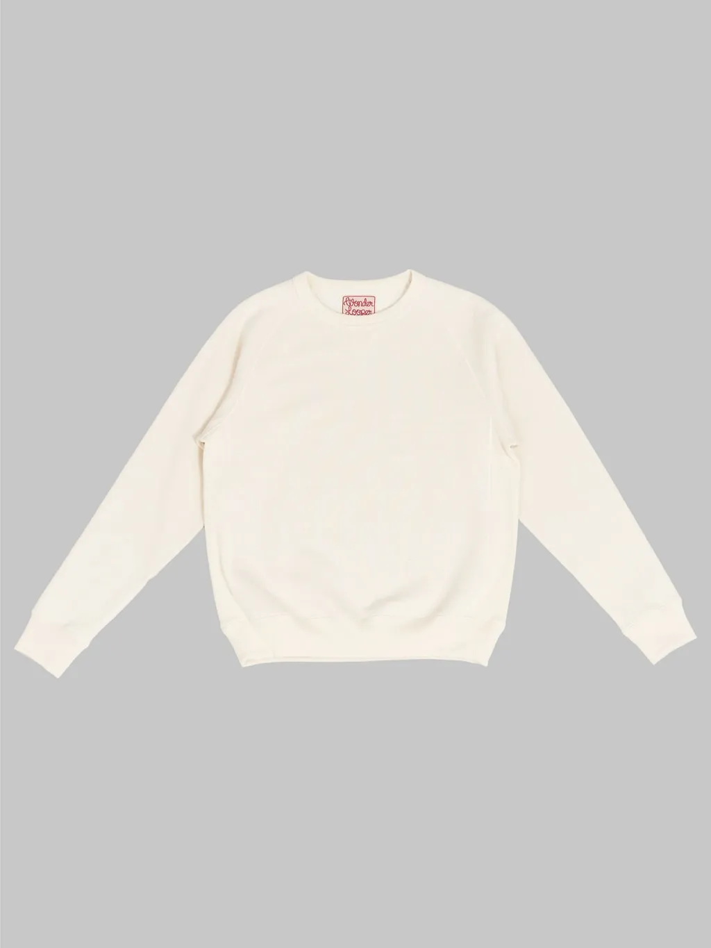 Wonder Looper Pullover Crewneck 876gsm Double Heavyweight French Terry Ecru