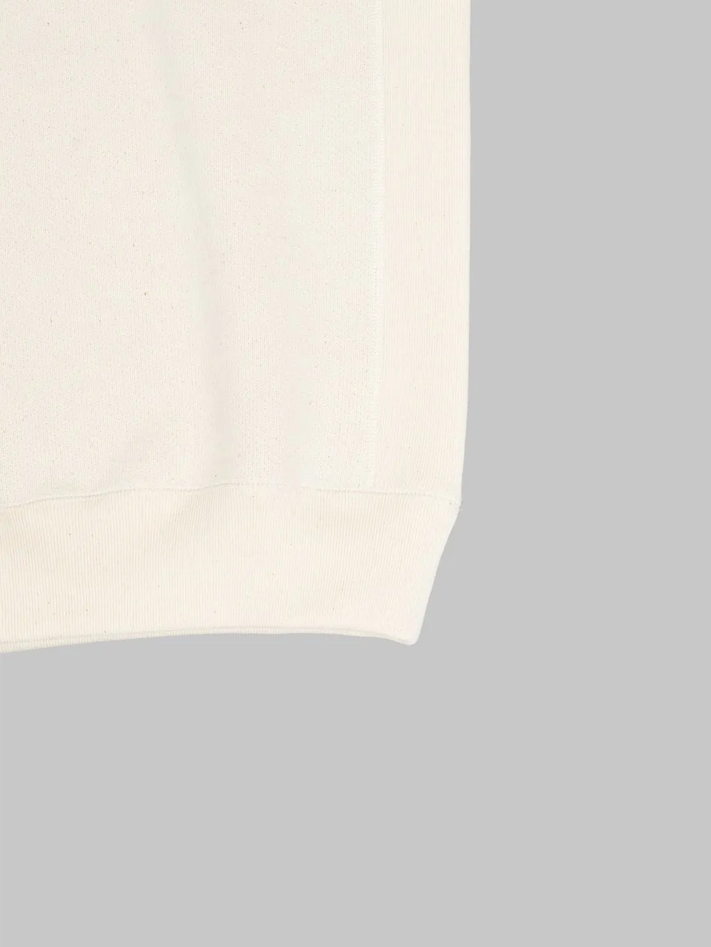Wonder Looper Pullover Crewneck 876gsm Double Heavyweight French Terry Ecru