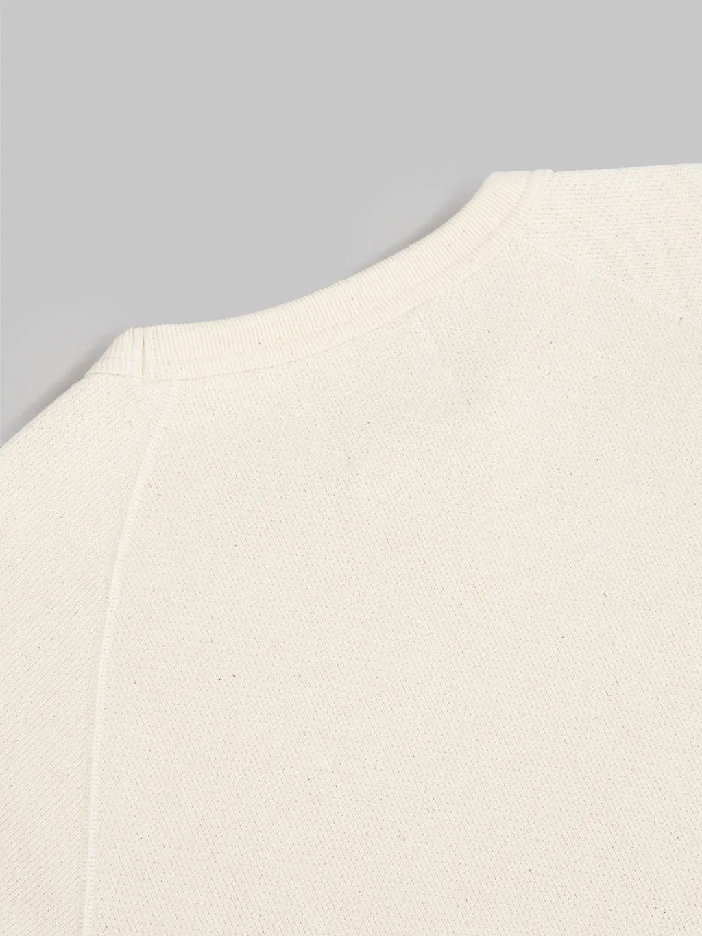 Wonder Looper Pullover Crewneck 876gsm Double Heavyweight French Terry Ecru