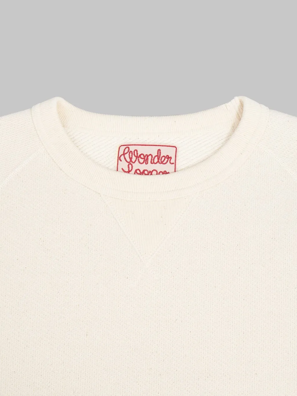 Wonder Looper Pullover Crewneck 876gsm Double Heavyweight French Terry Ecru